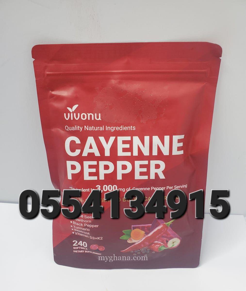 VivoNu Cayenne Pepper Softgels In Ghana