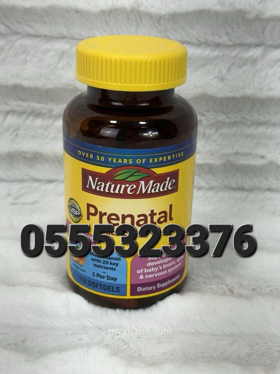 Nature Made Prenatal with Folic Acid + DHA In Ghana