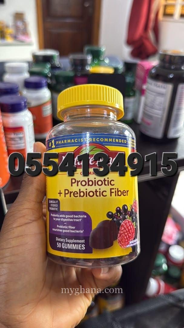 Nature Made Probiotic + Prebiotic Fiber Gummies In Ghana