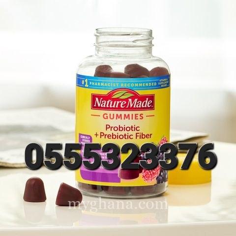 Nature Made Probiotic + Prebiotic Fiber Gummies In Ghana