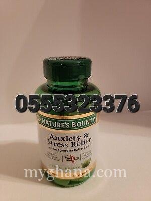 Nature’s Bounty Anxiety & Stress Relief Ashwagandha KSM-66 In Ghana