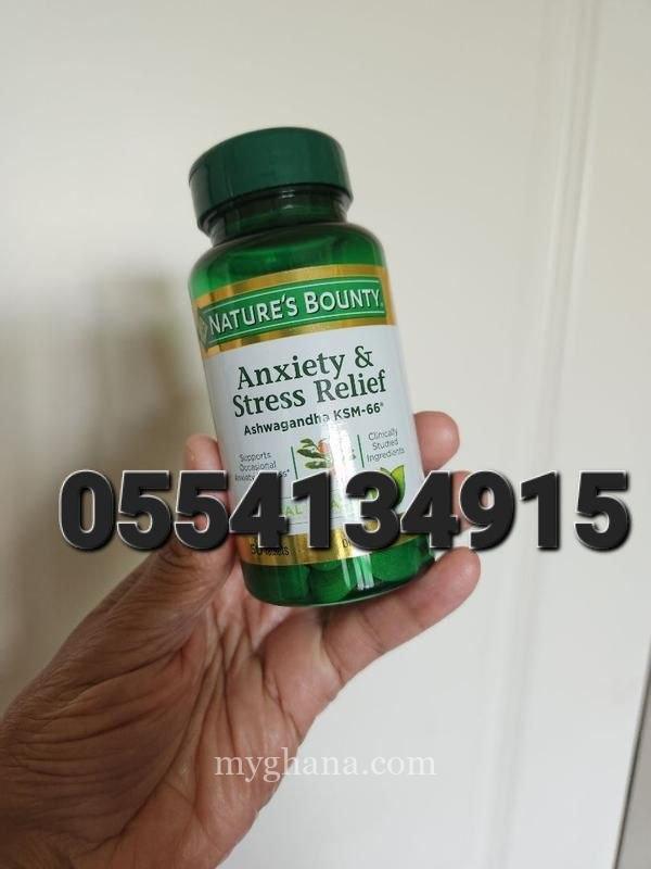 Nature’s Bounty Anxiety & Stress Relief Ashwagandha KSM-66 In Ghana
