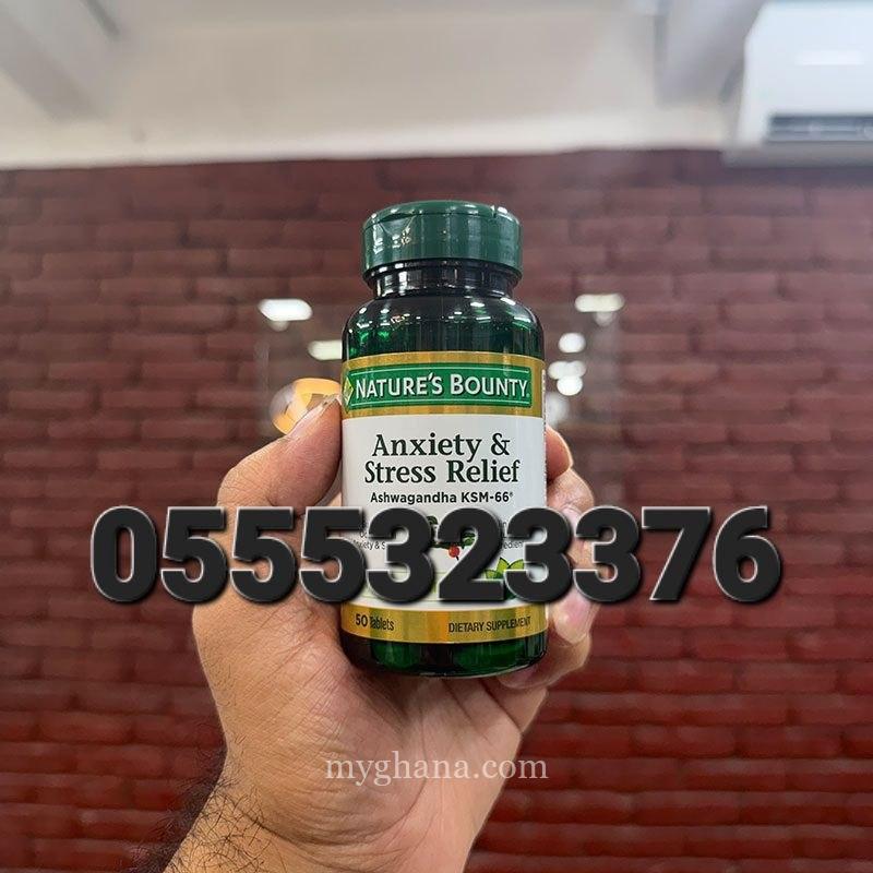Nature’s Bounty Anxiety & Stress Relief Ashwagandha KSM-66 In Ghana