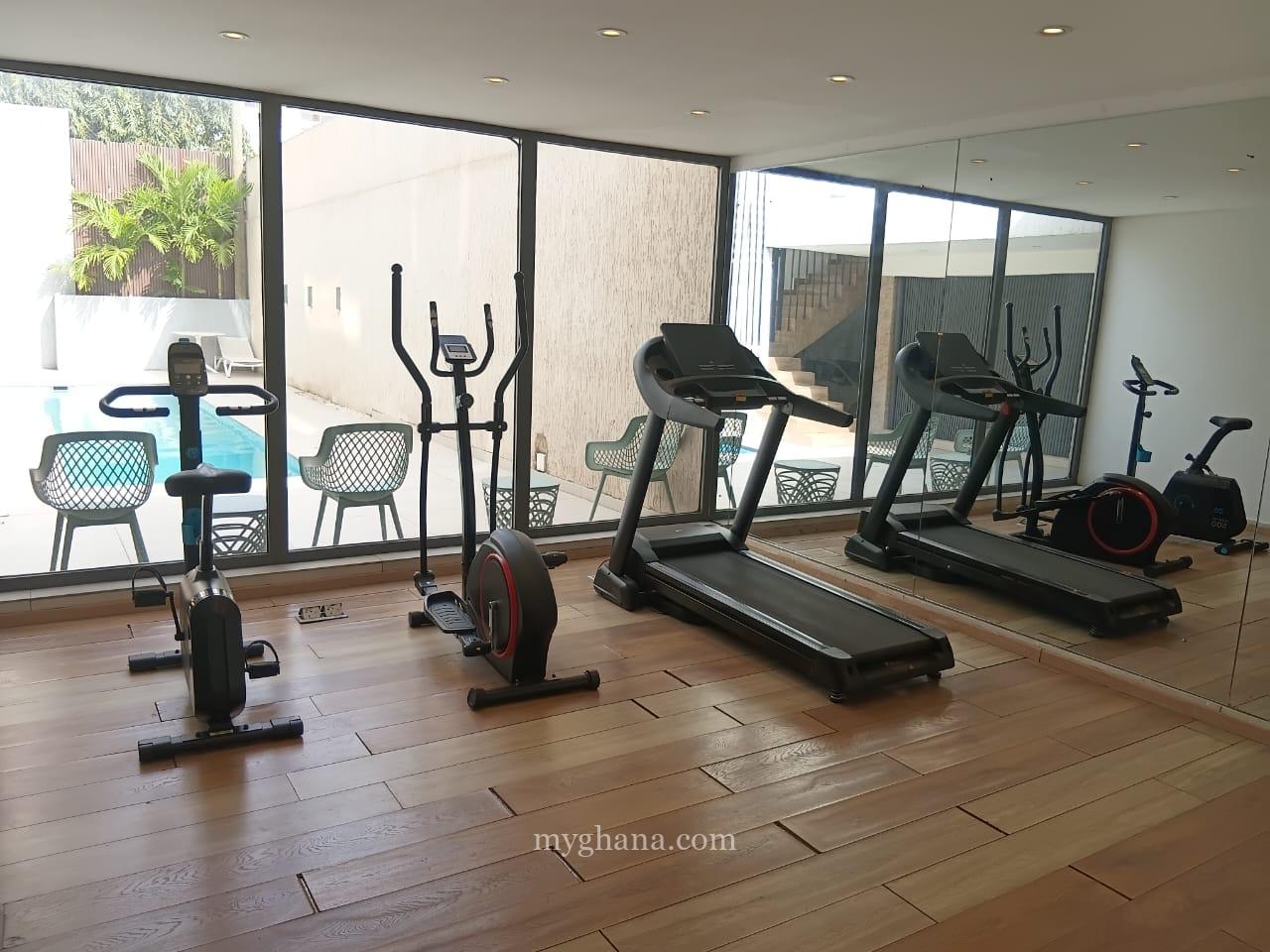 Furnished three bedroom apartment to let at Airport, Accra