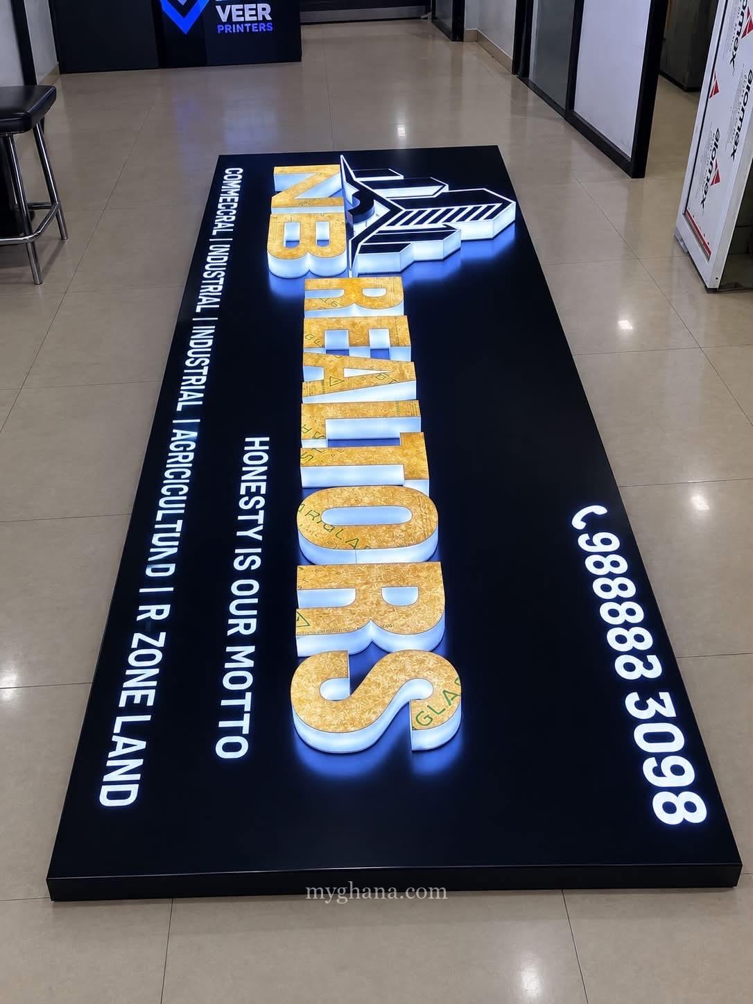 3D signage