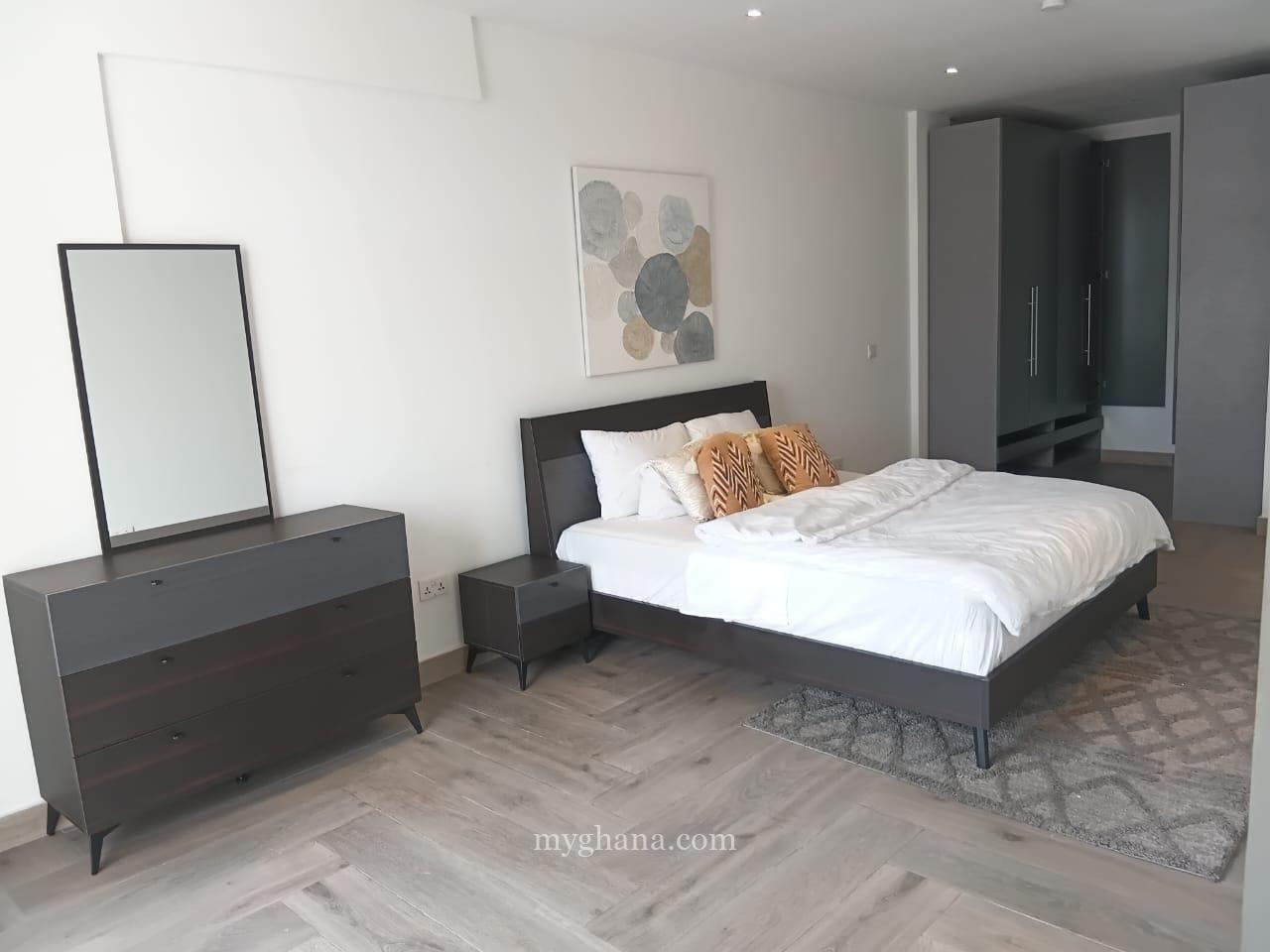 Furnished three bedroom apartment to let at Airport, Accra