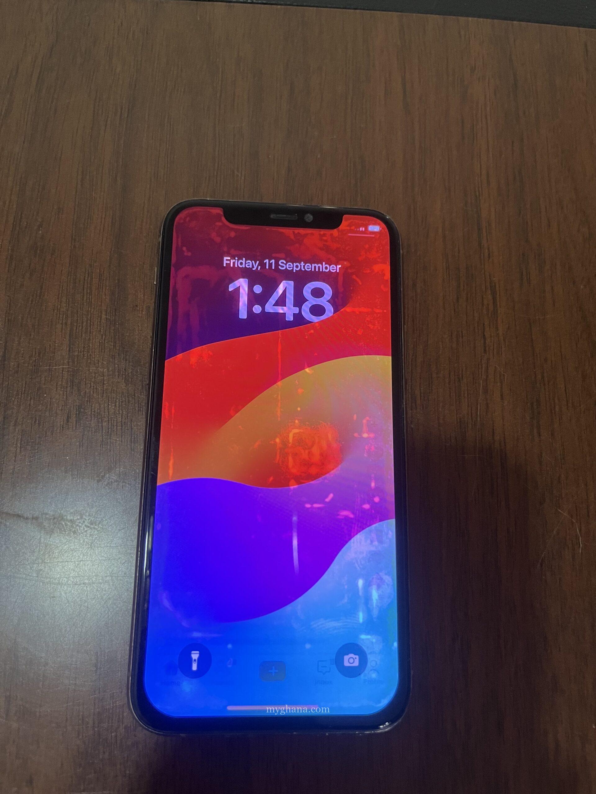 iPhone 11 Pro with Face ID error