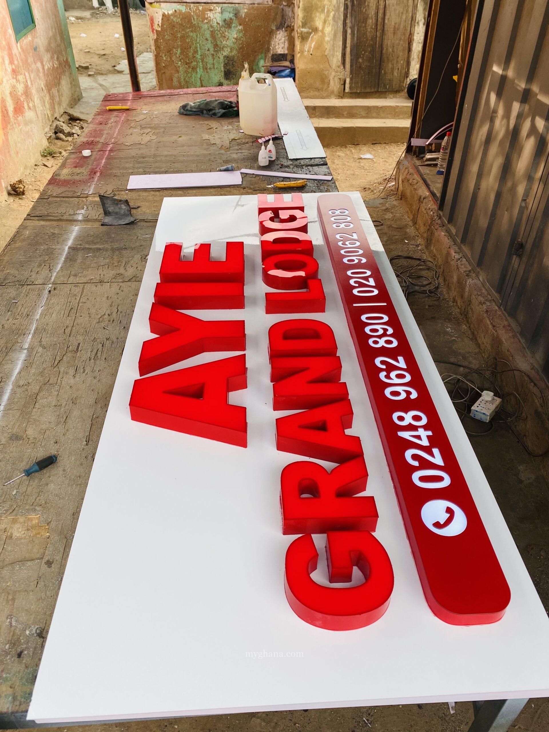 3D signage