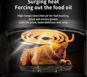 Extra Large Capacity Air Fryer – 8L