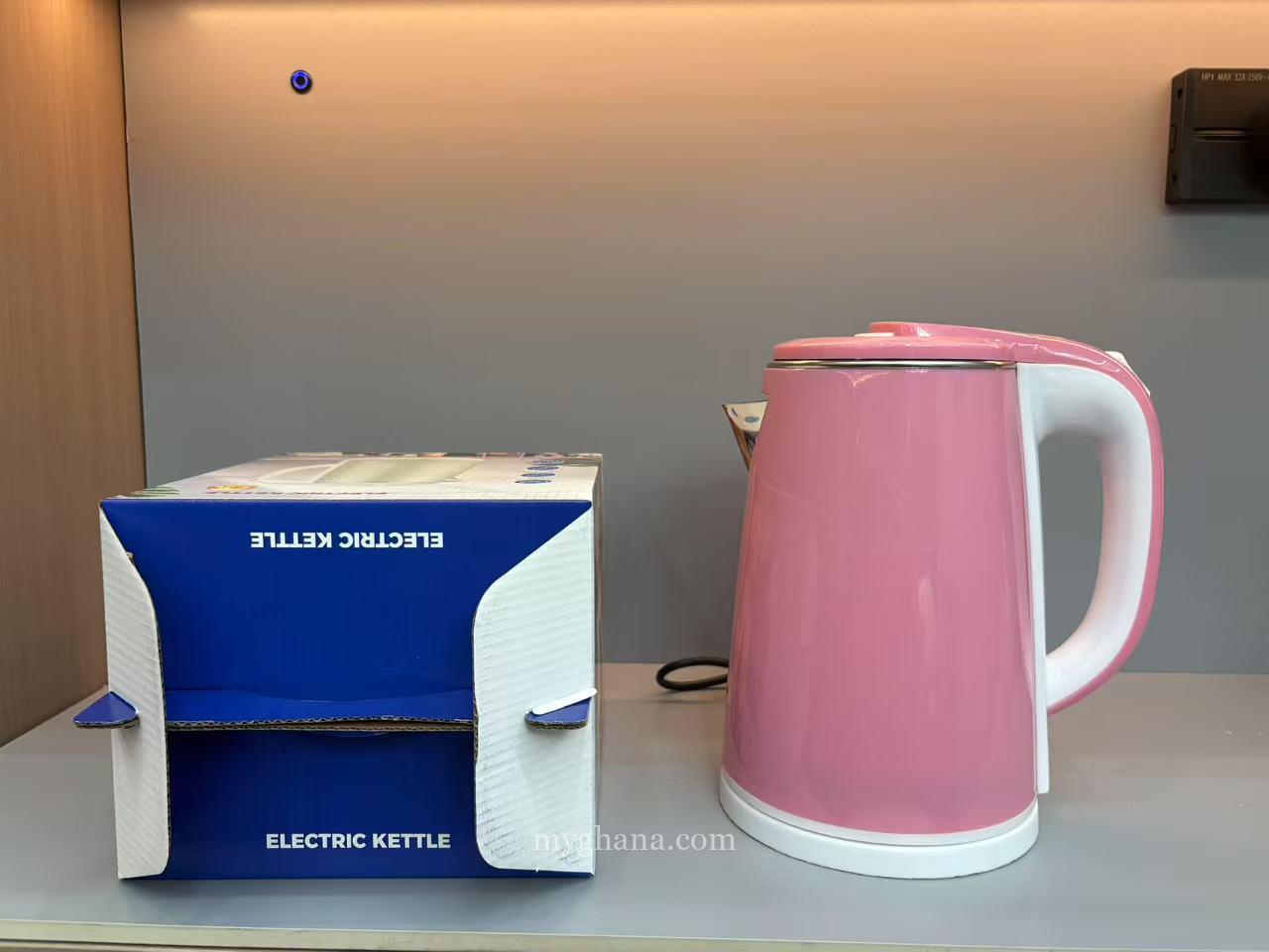 2.3L – Electric Kettle – Pink/White