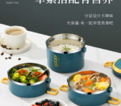 Sealed Insulated Lunch 3 layers Bowl