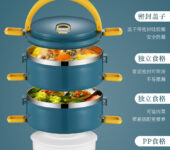 Sealed Insulated Lunch 3 layers Bowl