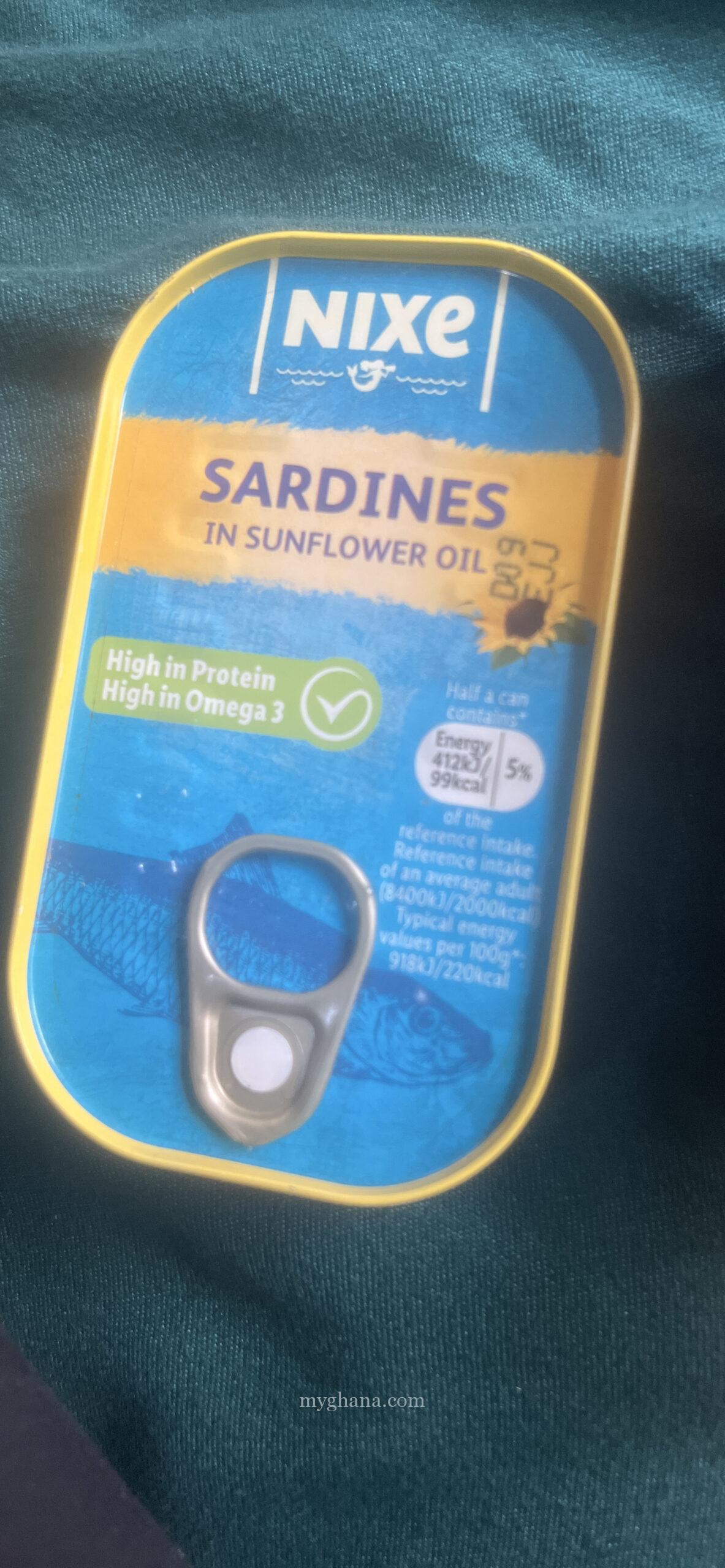 Nixe sardines in sunflower oil