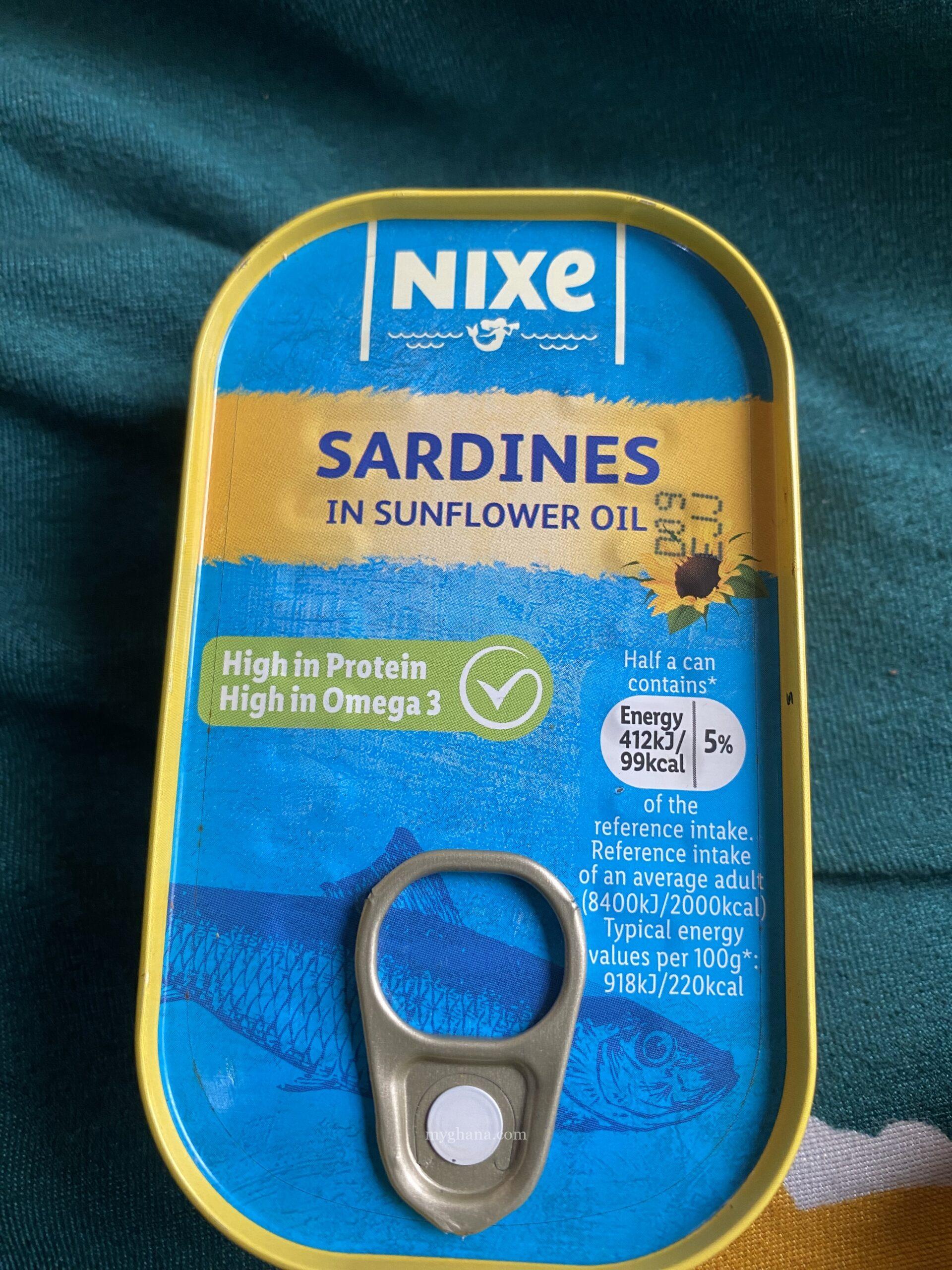 Nixe sardines in sunflower oil